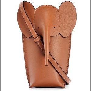 Elephant Bag with adjustable strap in calfskin